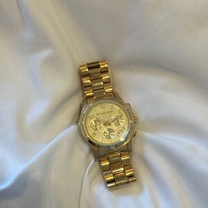 Michael Kors Radiant Gold Chronograph Watch